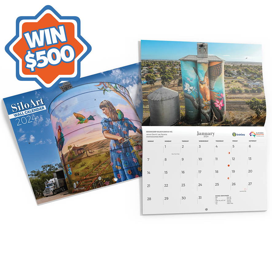 CalendarWIN500 Australian Silo Art Trail Store